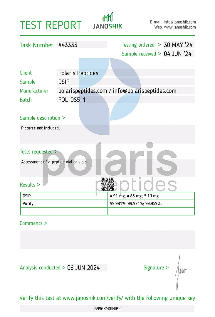 DSIP 5mg (Delta Sleep-Inducing Peptide) 4 30aaa