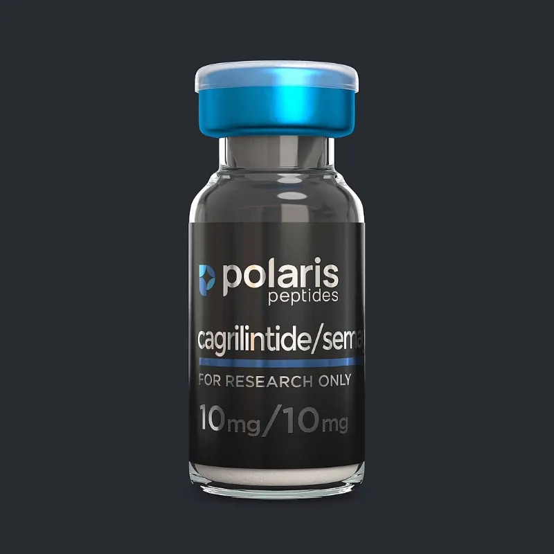 Cagrilintide Semaglutide Blend 10mg/10mg 1 Cagrilintide Semaglutide blend 10mg vial from Polaris Peptides