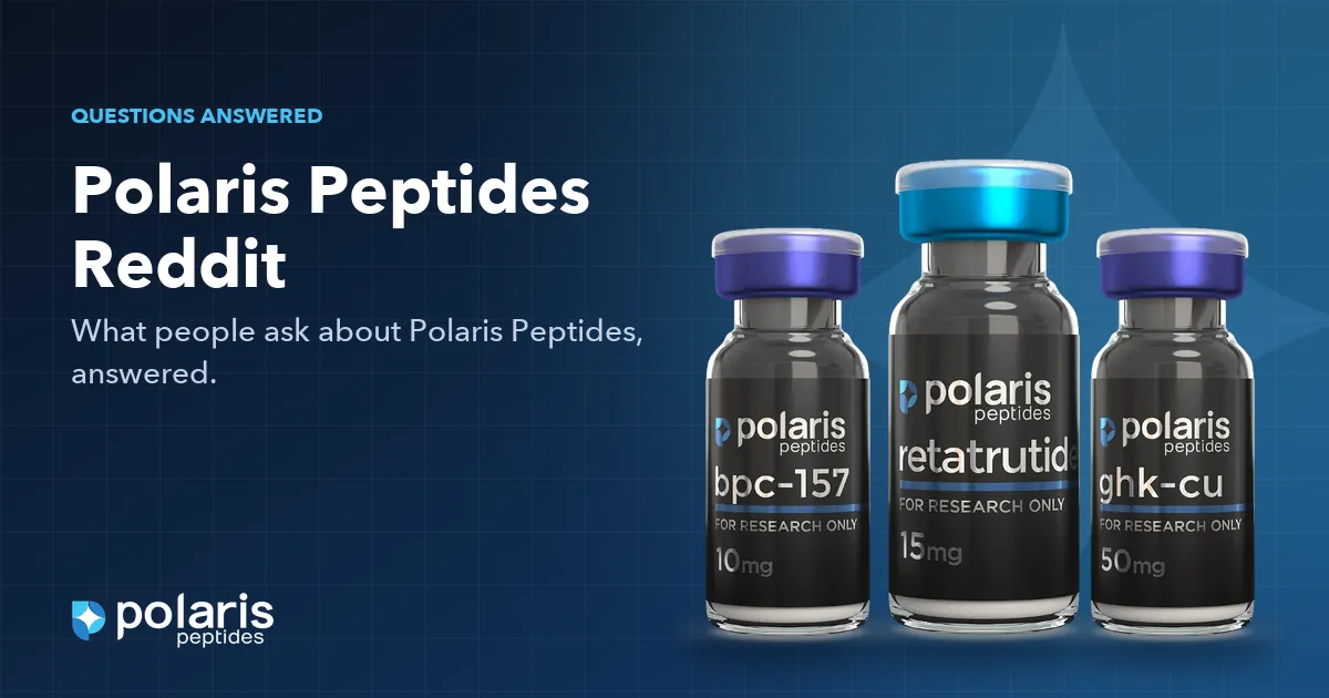 Polaris Peptides blog: Reddit Questions, Answered guide
