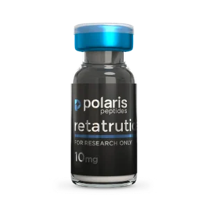 Retatrutide 10mg vial from Polaris Peptides