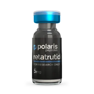 Retatrutide 5mg vial from Polaris Peptides