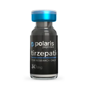 Tirzepatide 30mg vial from Polaris Peptides