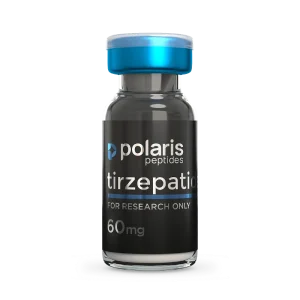 Tirzepatide 60mg vial from Polaris Peptides